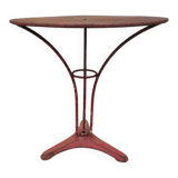 Antique Round Painted Metal Bistro Table No. 5