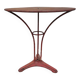 Gueridon de bistrot rond ancien en metal peint n°5
