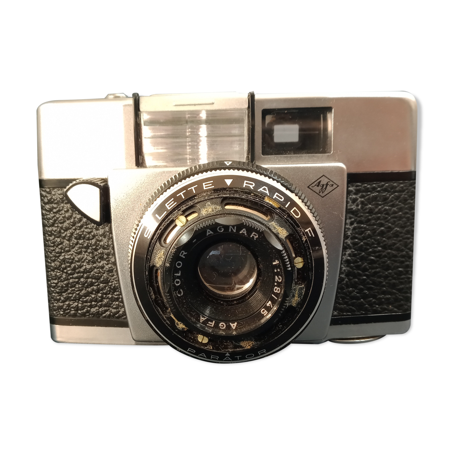 Ancien Appareil Photo Agfa Isola I + étui simili cuir origine
