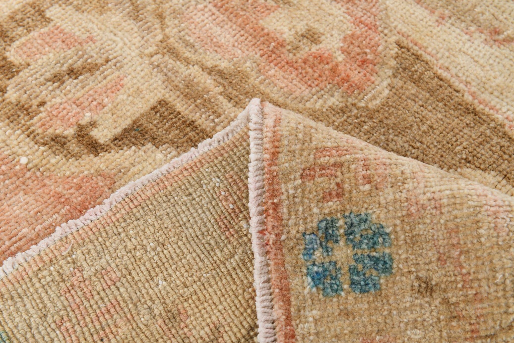 Brown & Beige Oriental Style Persian Rug, 198x308Cm