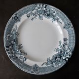 Set of 6 Longwy dessert plates, Watteau model
