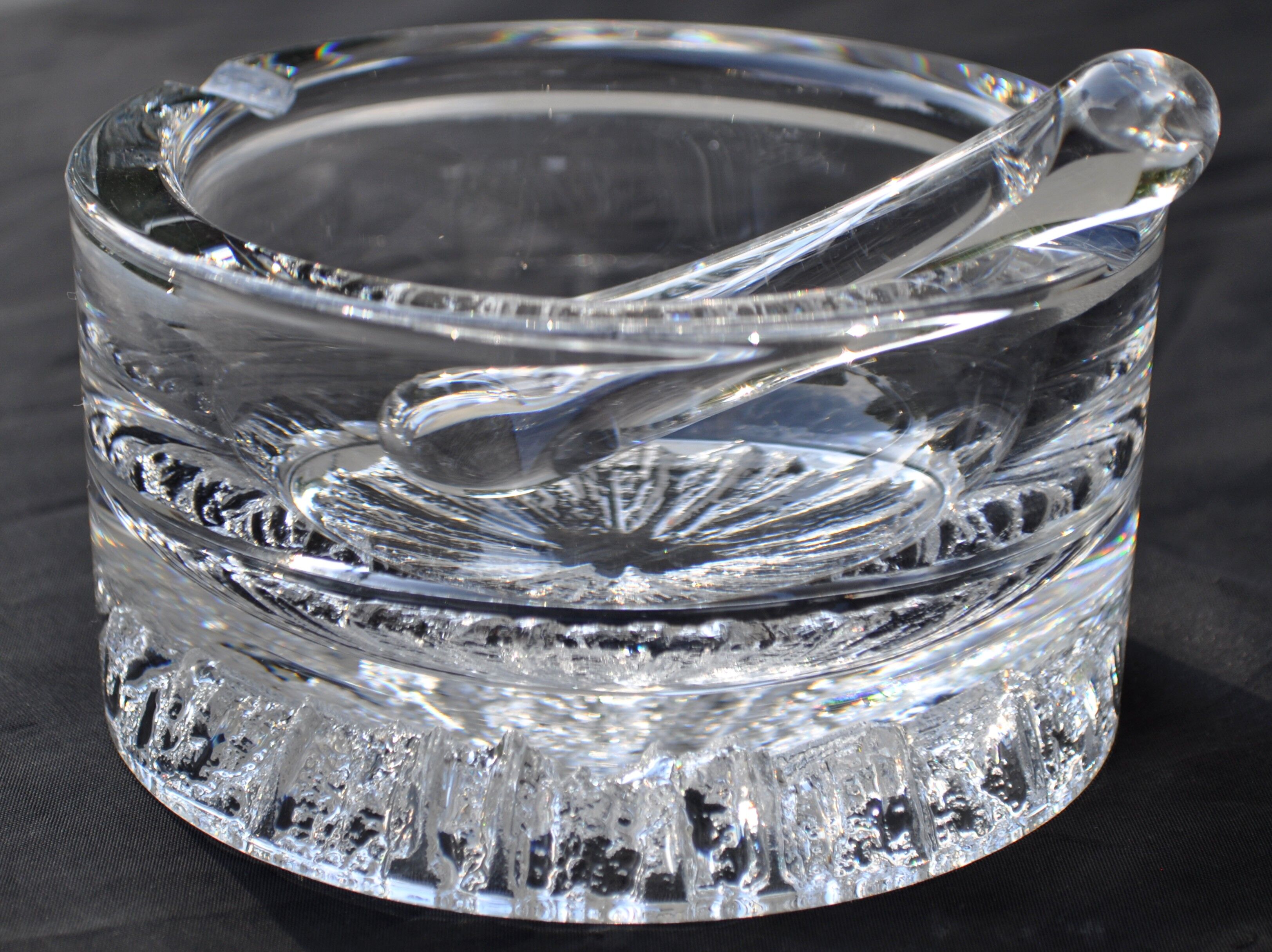 Crystal ashtray Daum