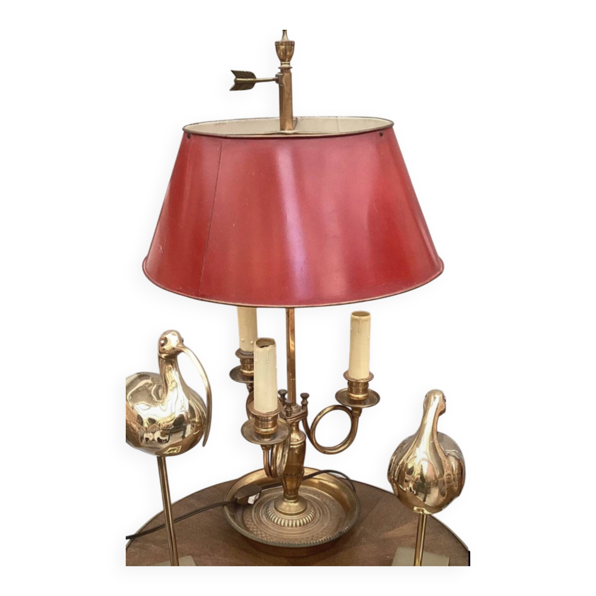 Hot water bottle lamp by goldsmith Auguste Mourier