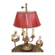 Lampe bouillotte orfèvre Auguste Mourier