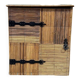Small side buffet in rattan - Attributed to Audoux-Minet