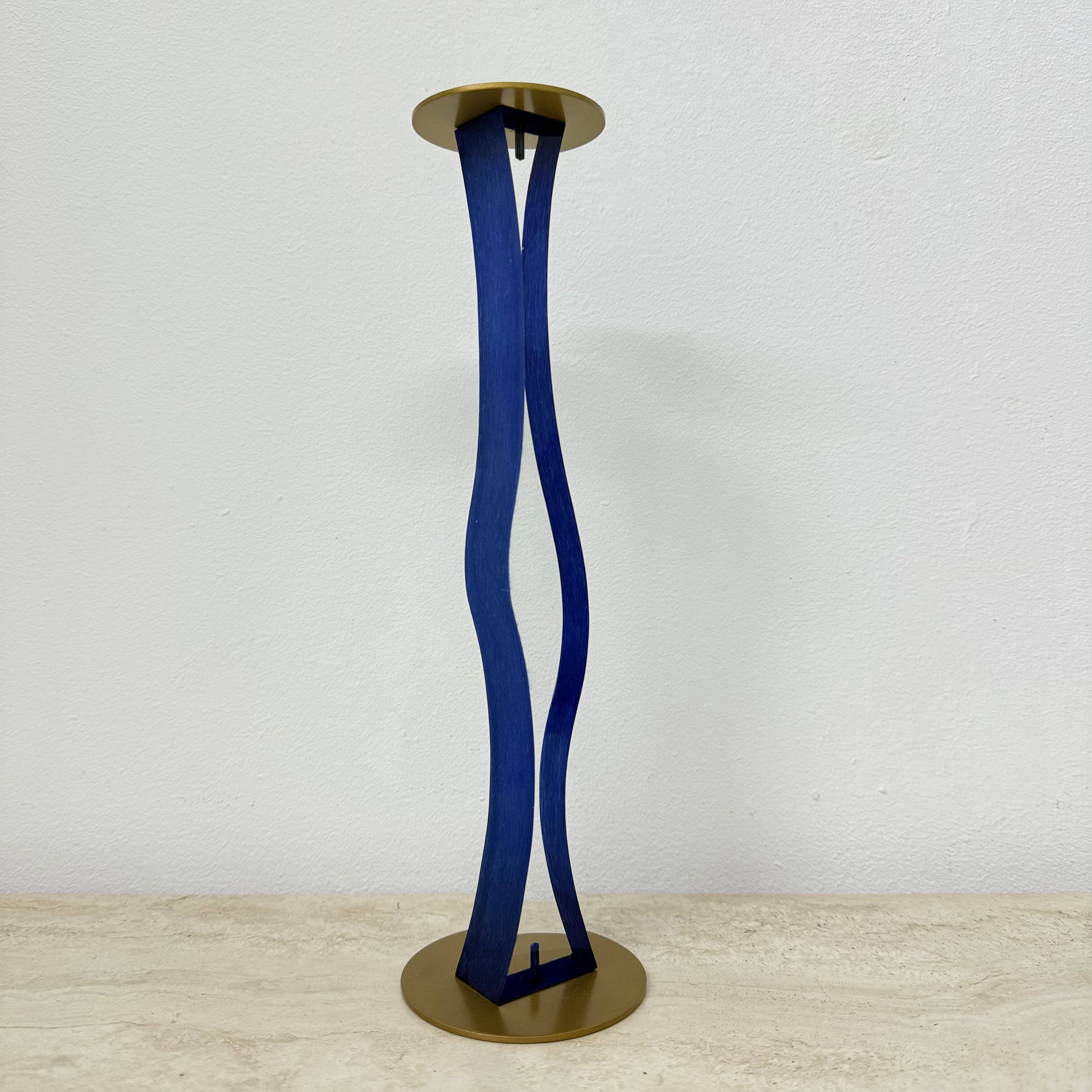 Lucite Cec Lepage style lucite candle stick , 1980s