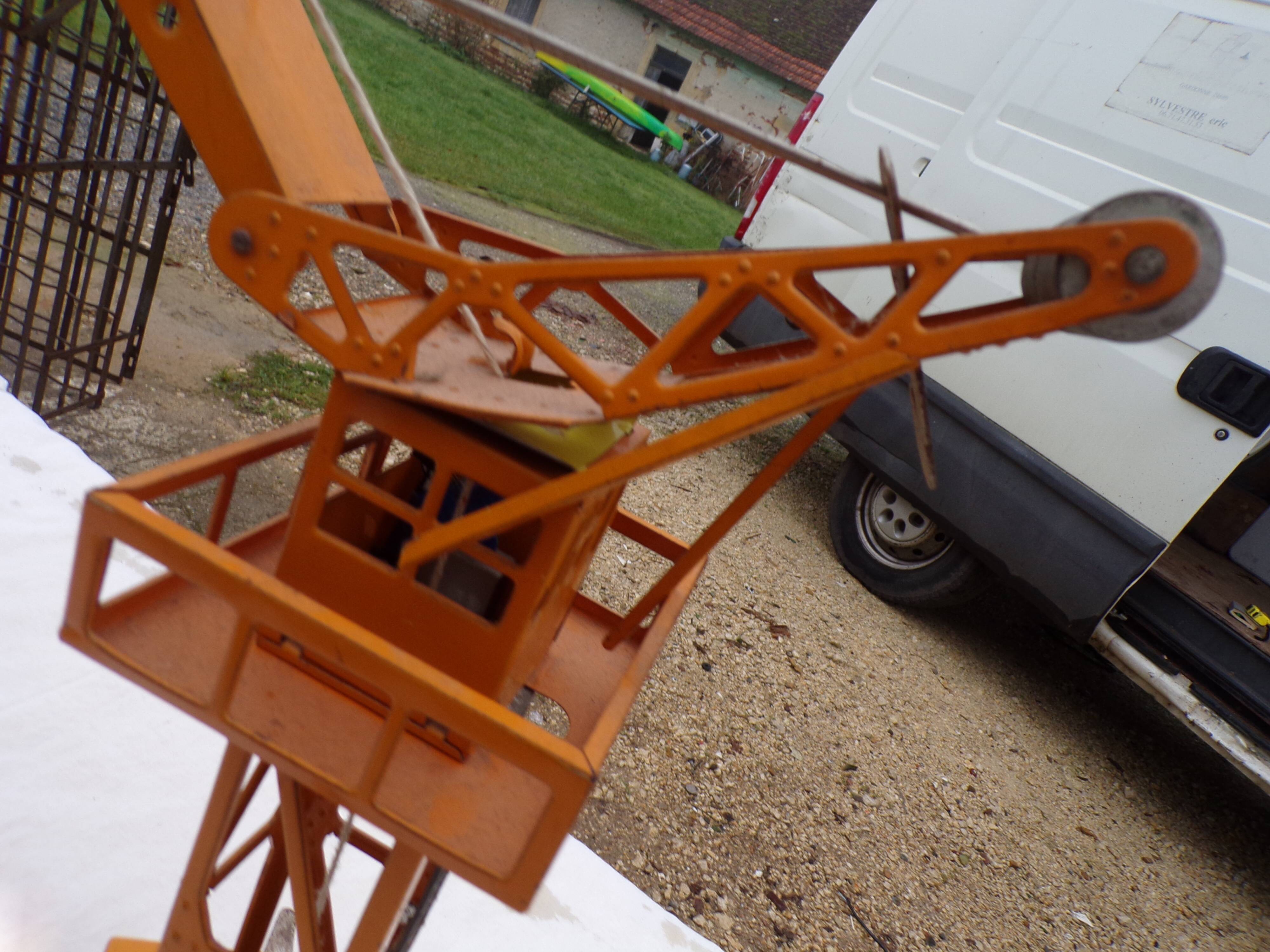 Toys old 2 cranes tole year 50