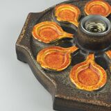 1960s/1970s Ceramic Wall Sconce, Mid-Century Space Age Design