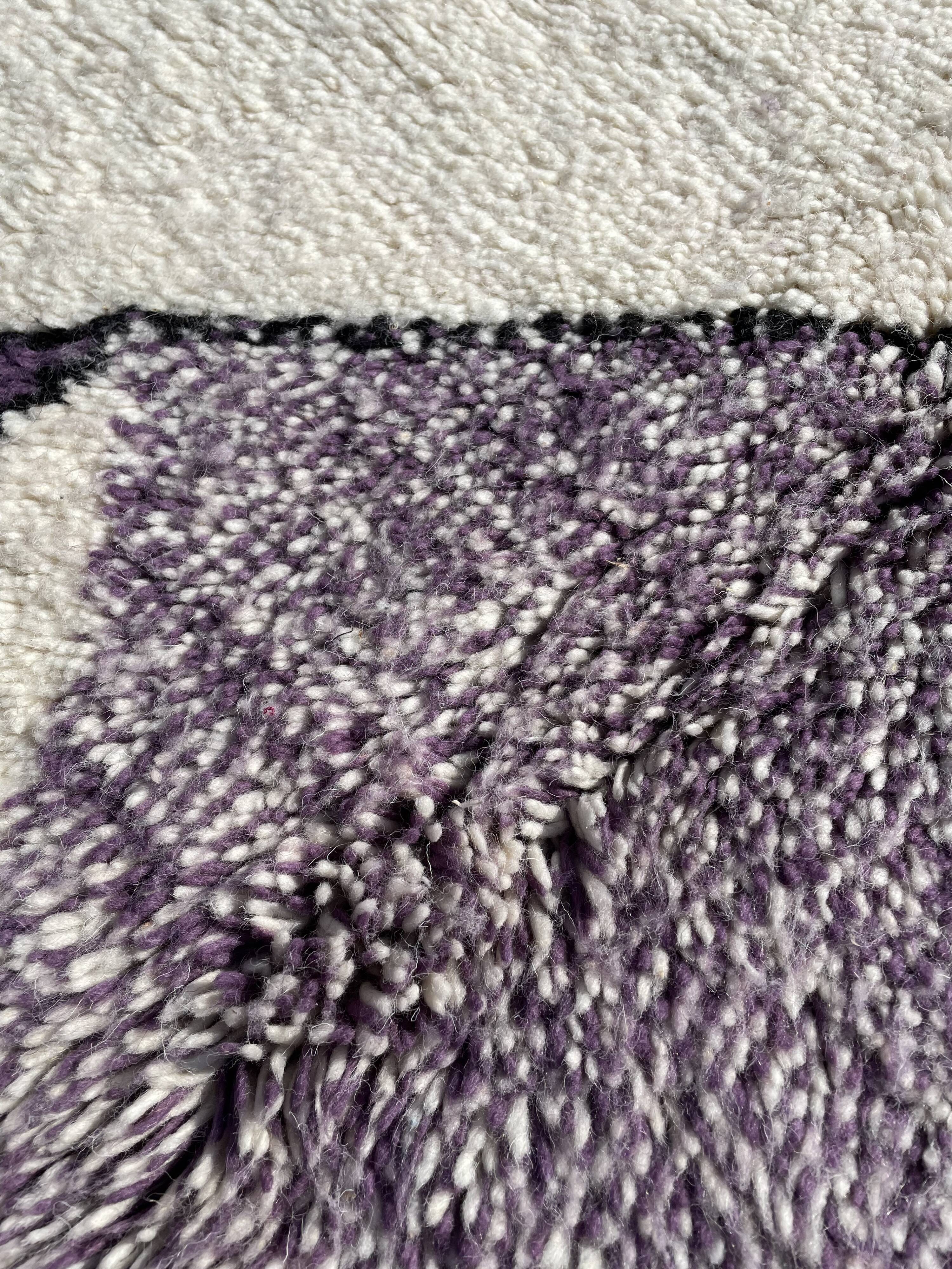 Moroccan rug beni ouarain, 170x260 cm