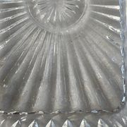 Rectangular cut glass dish 14.5x9.5cm