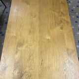 Solid oak farm table and benches