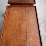 Pair of bedside tables in walnut 19th