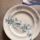Lot 6 Plate Plates Faience Longwy Model Mignon