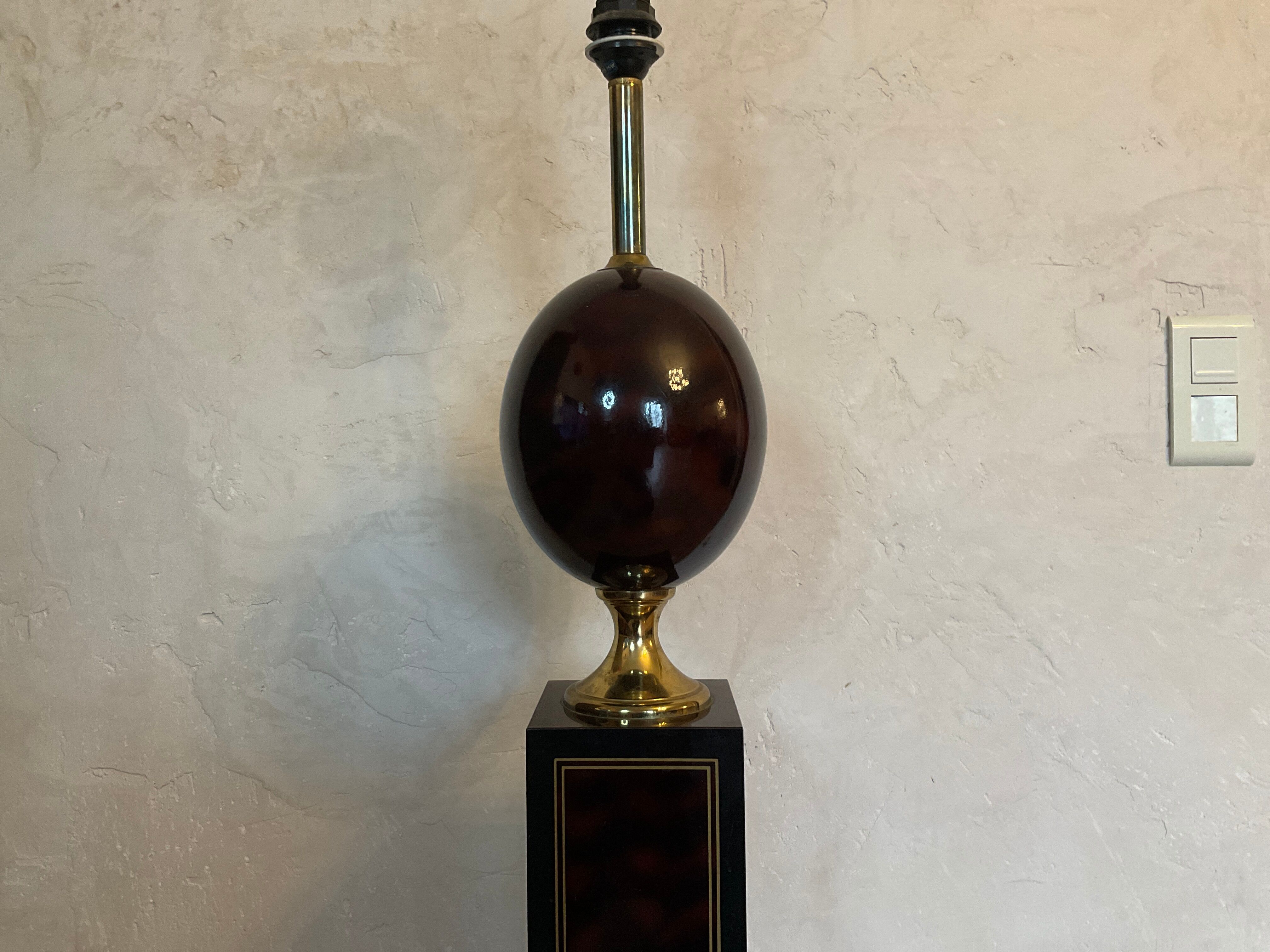 Floor lamp design egg shape space age the dolphin