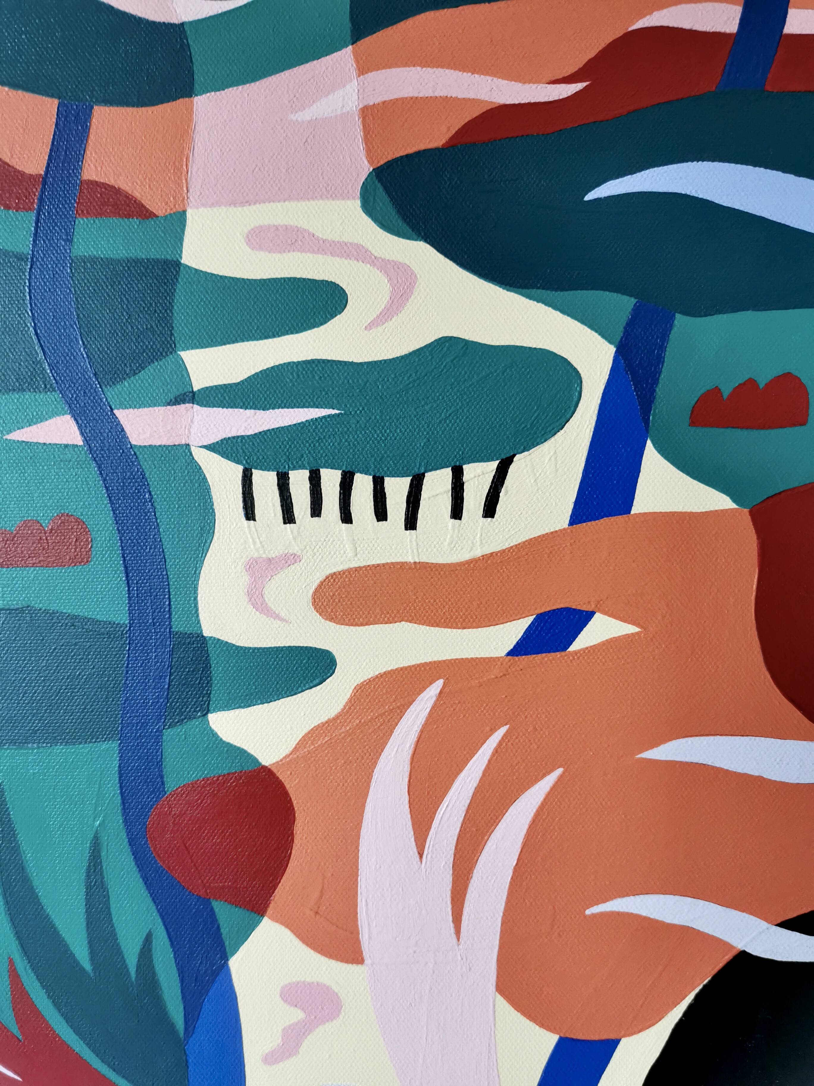 Acrylic painting on canvas - Woodland Dream