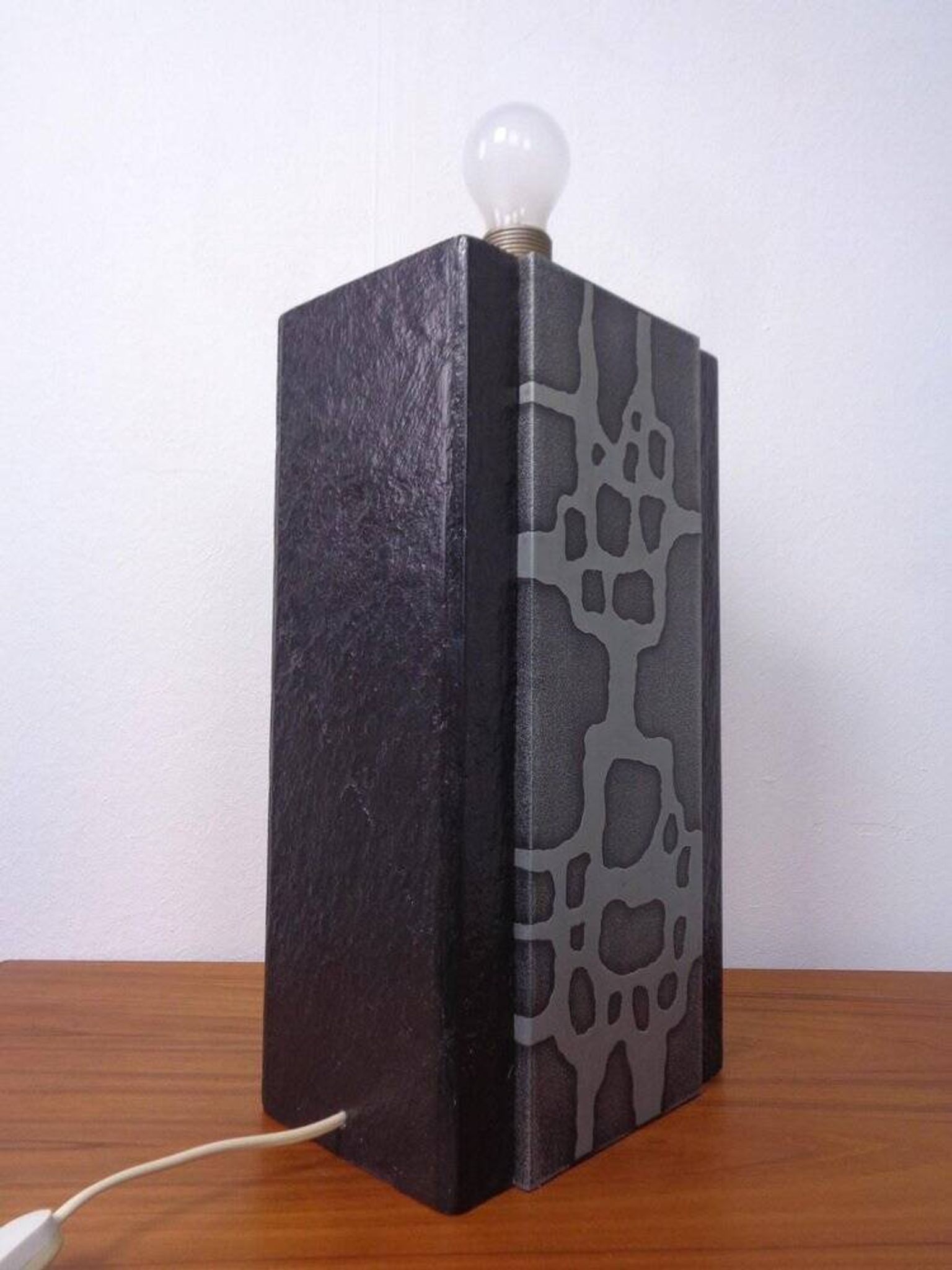 Brutalist Table Lamp from Temde, Switzerland, 1960s