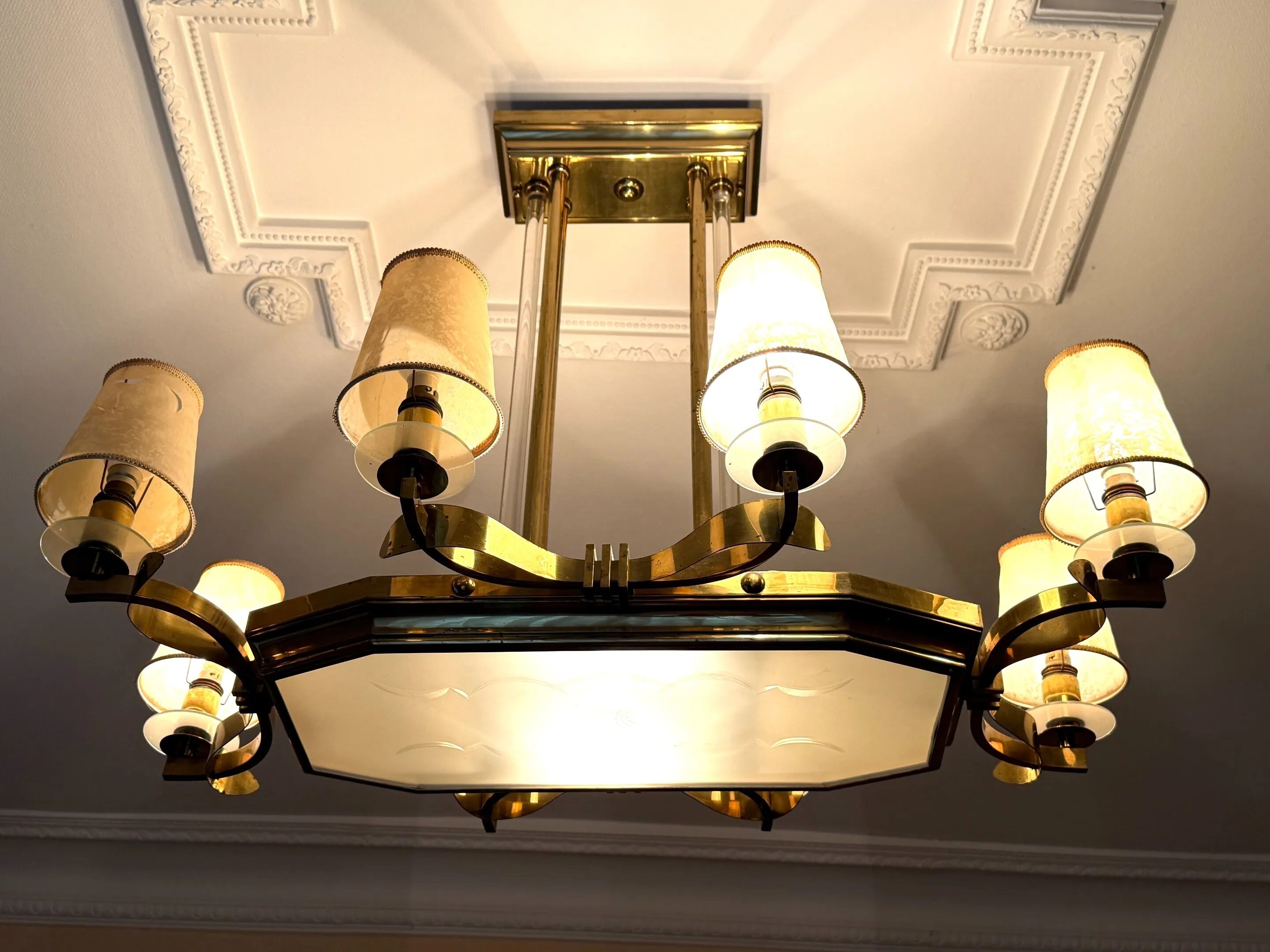Art deco ceiling light dorizon house