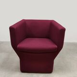 Vintage design geometric lounge chair Walter Knoll 1990
