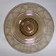 Art deco smoked glass dish or cup