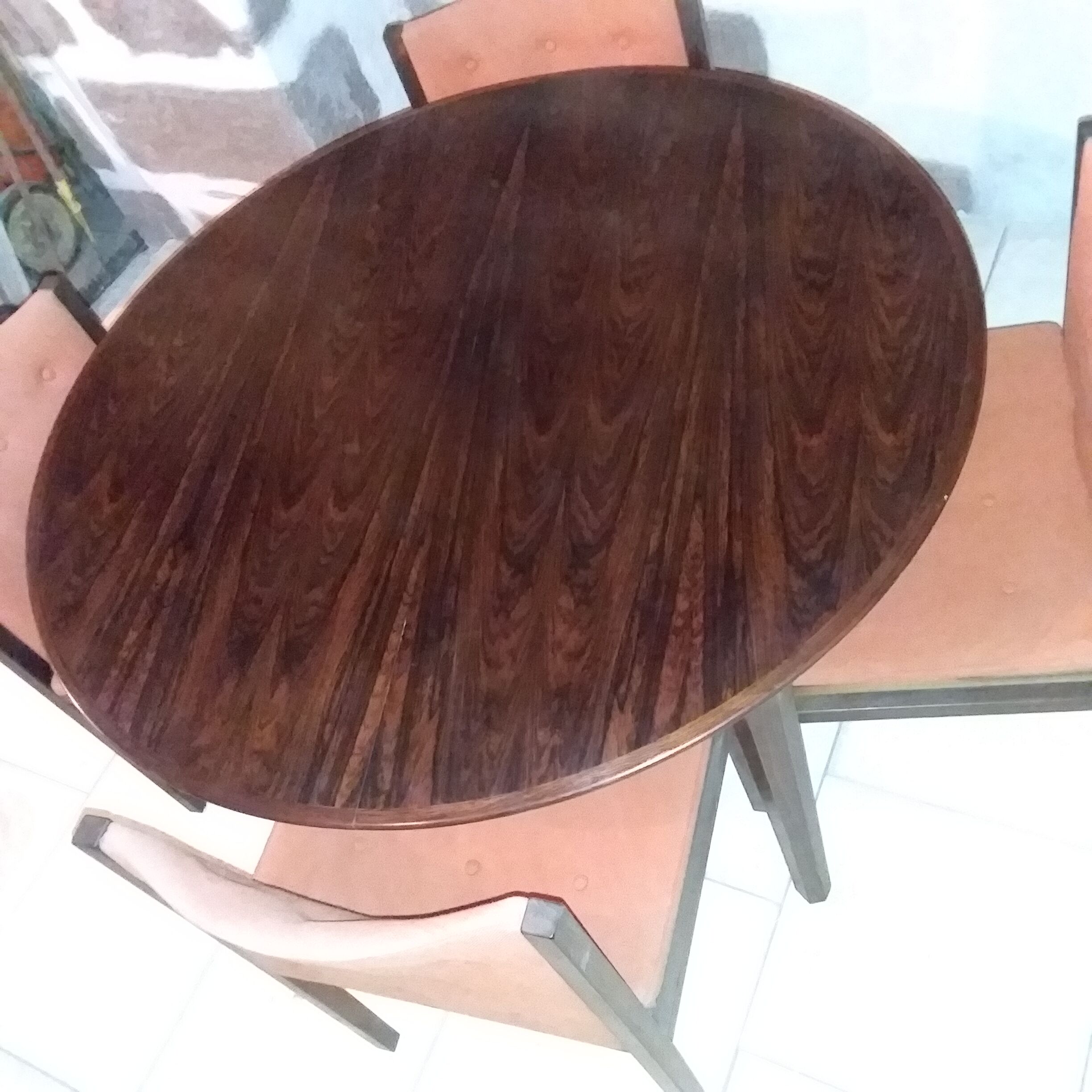 Table palissandre et 4 chaises Gudme Mobelfabrik