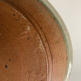 Flat center table in pyrity sandstone swirl Rémi Bonhert 1970 La Borne