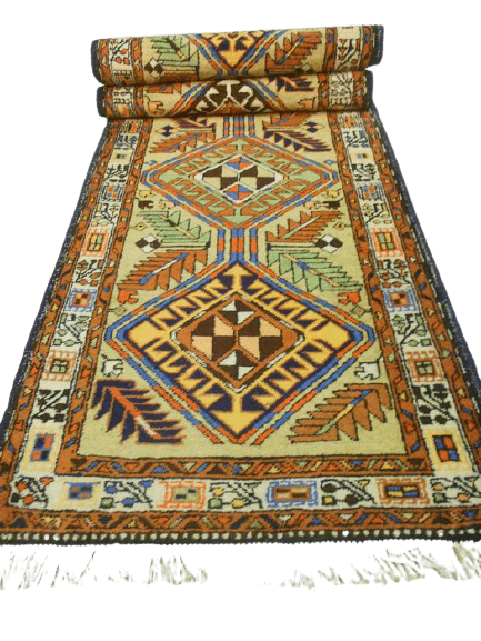 Hezareh tribe persian carpet 2, 92m x 0, 76m