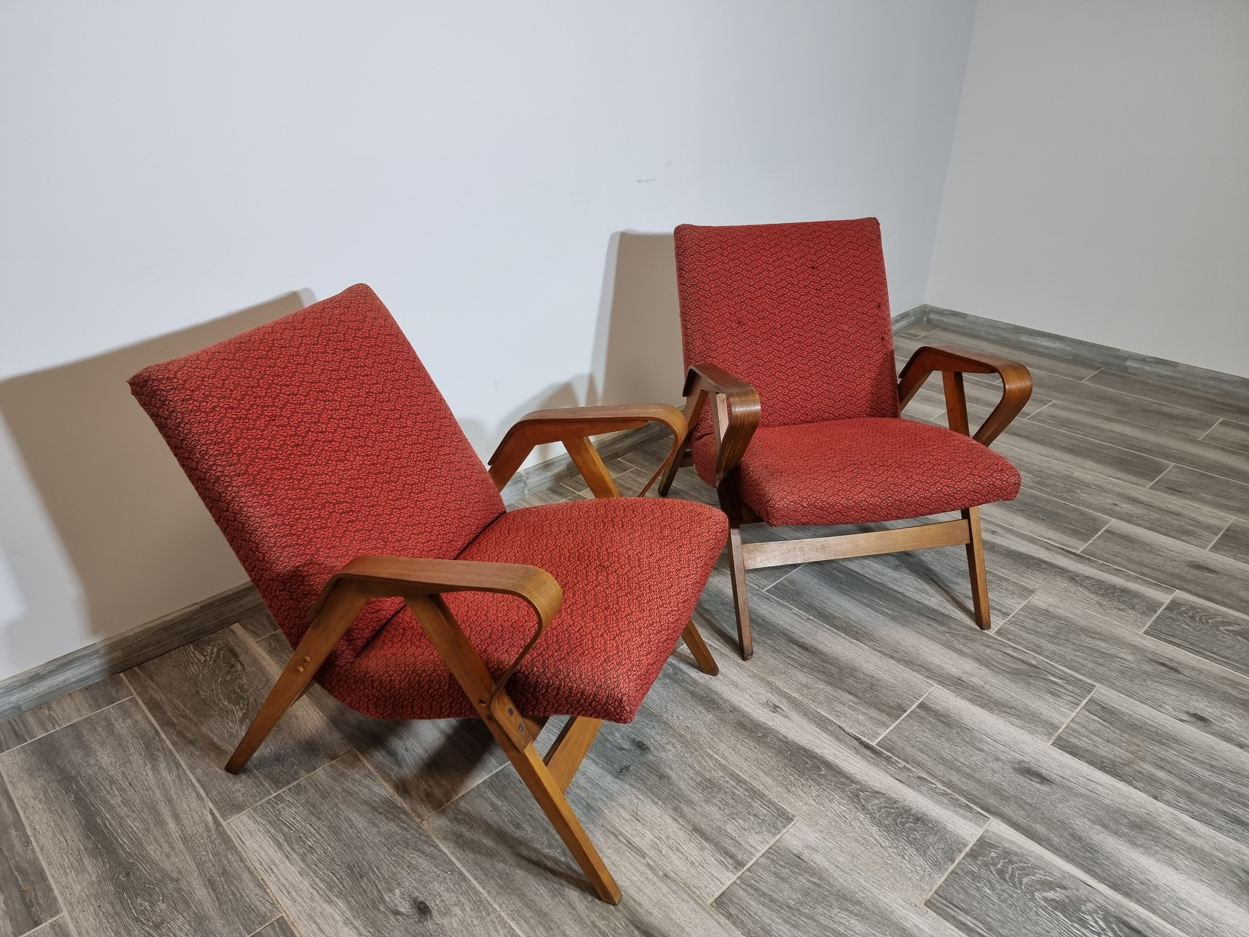 Armchairs by Frantisek Jirak