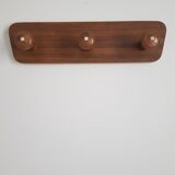 Vintage wall coat rack in formica