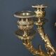 Candélabre en bronze doré, époque Restauration – début XIXe