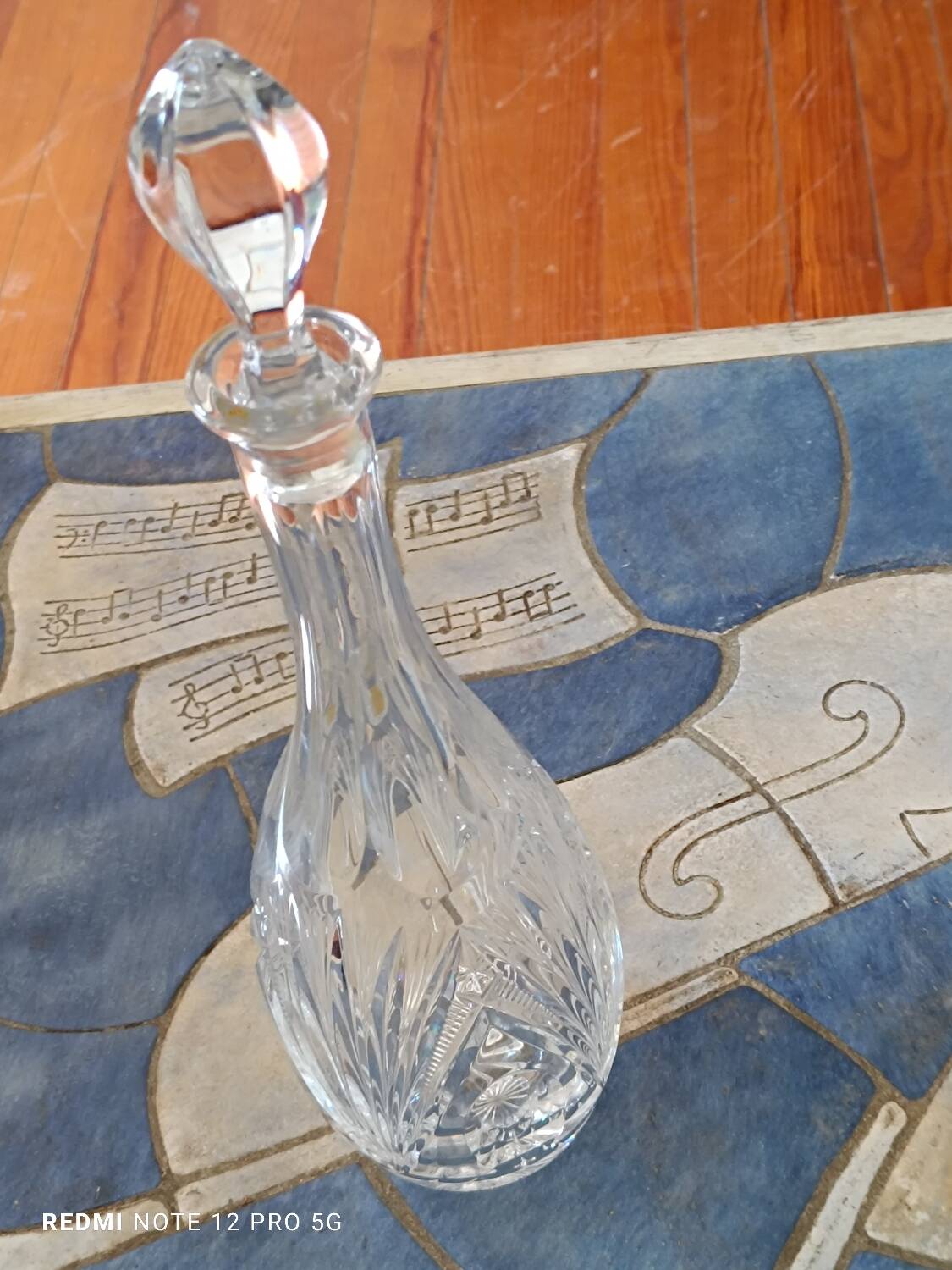 Nachtmann Germany crystal carafe and stopper