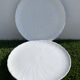 6 dessert plates in Godronnée porcelain from Limoges Bernardaud