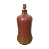 Vintage lamp foot in enamelled pyrity stoneware