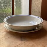 Plat et assiette creuse de service rosine l’amandinoise
