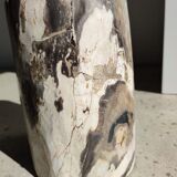 Side table in petrified wood
