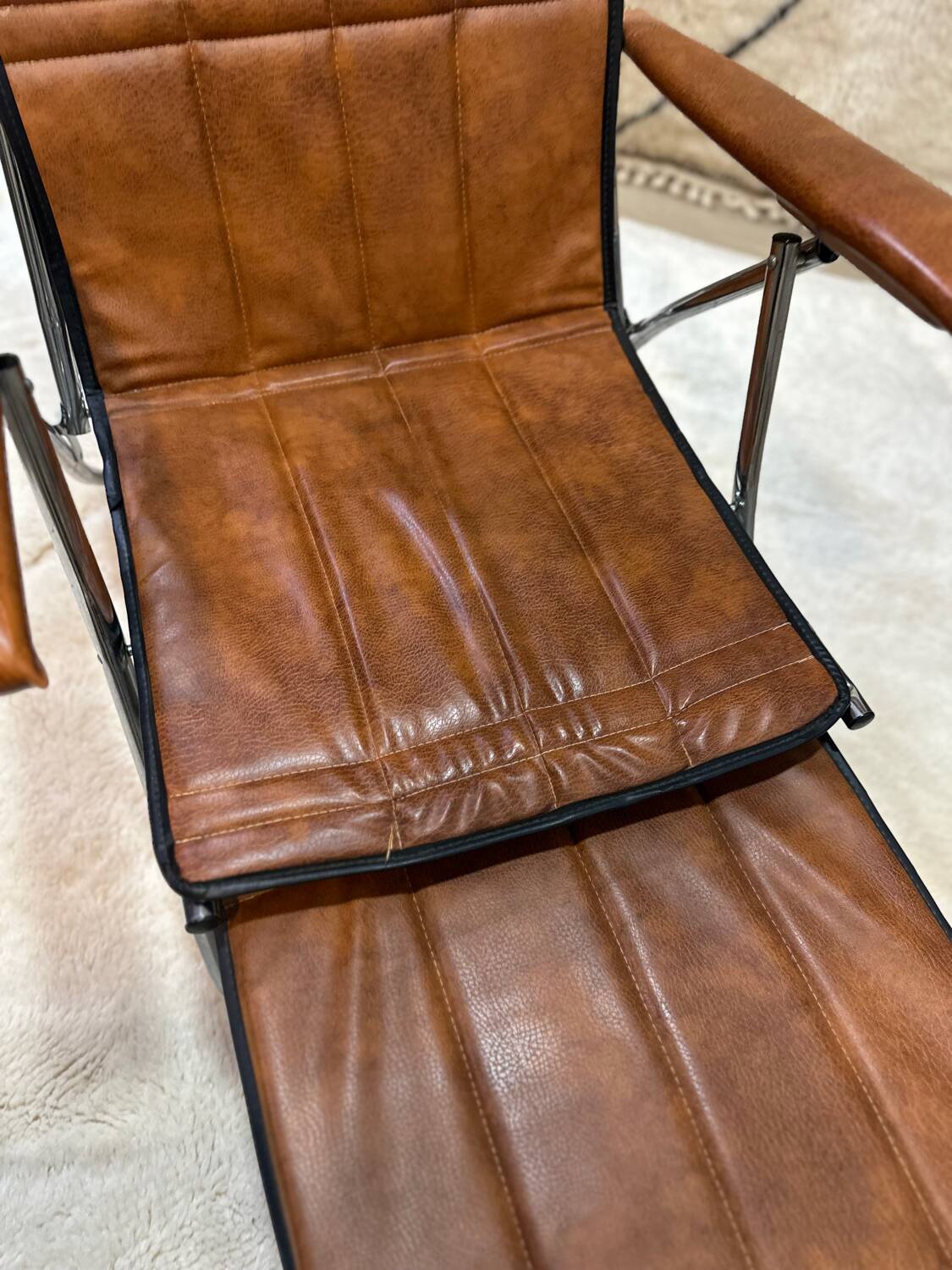 Vintage reclining armchair