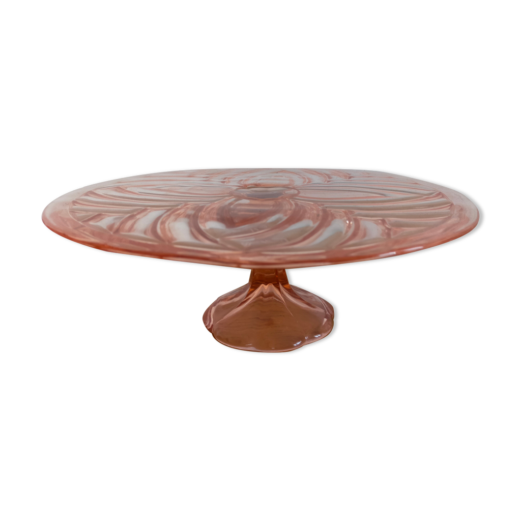 Grand serviteur coupe sur pied verre H 23 cm vintage ⋆ Brocante Chic