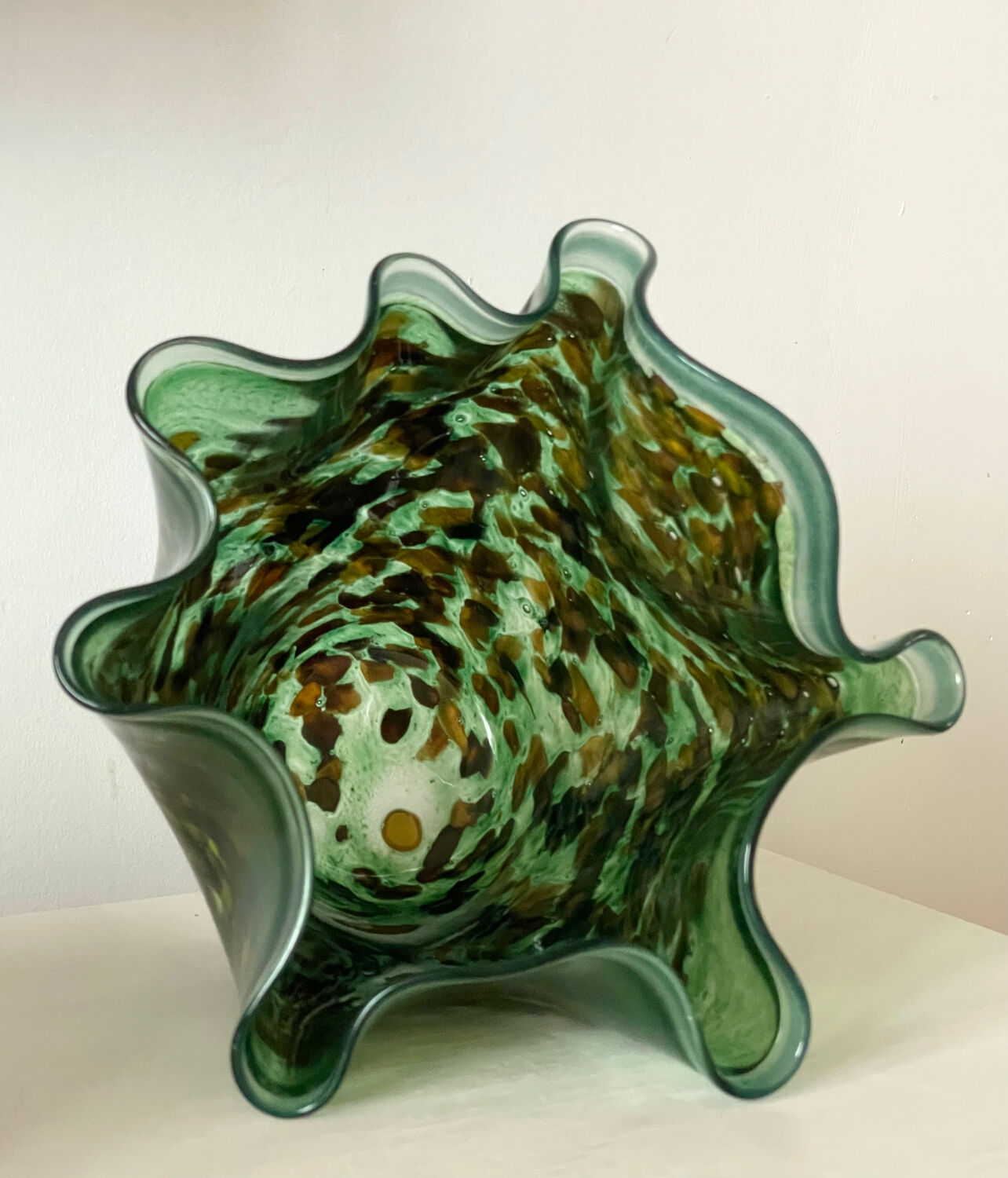 Blown glass vase 1970.