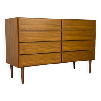 Commode danoise en teck d'Omann Jun, années 1970
