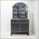 Buffet vaisselier double corps bois laqué gris - une paire disponible (A)