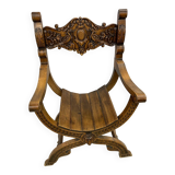 Dagobert armchair, 19th century walnut. Very good state.