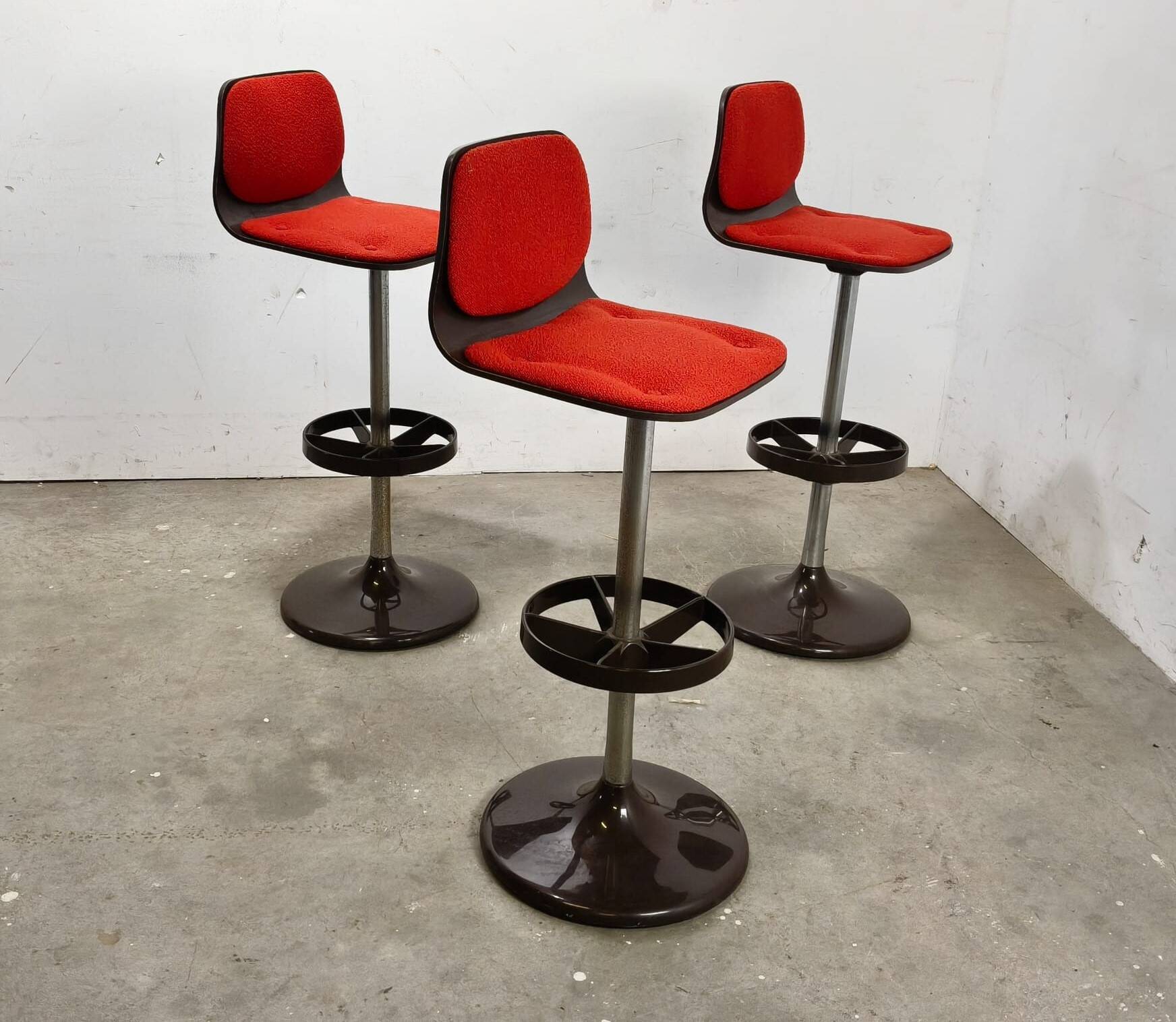 Space age stools Set of 3 - Retro Design