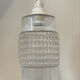 Set of 3 Refurbished Textured Glass Pendant Lights 1970s – Mid-Century