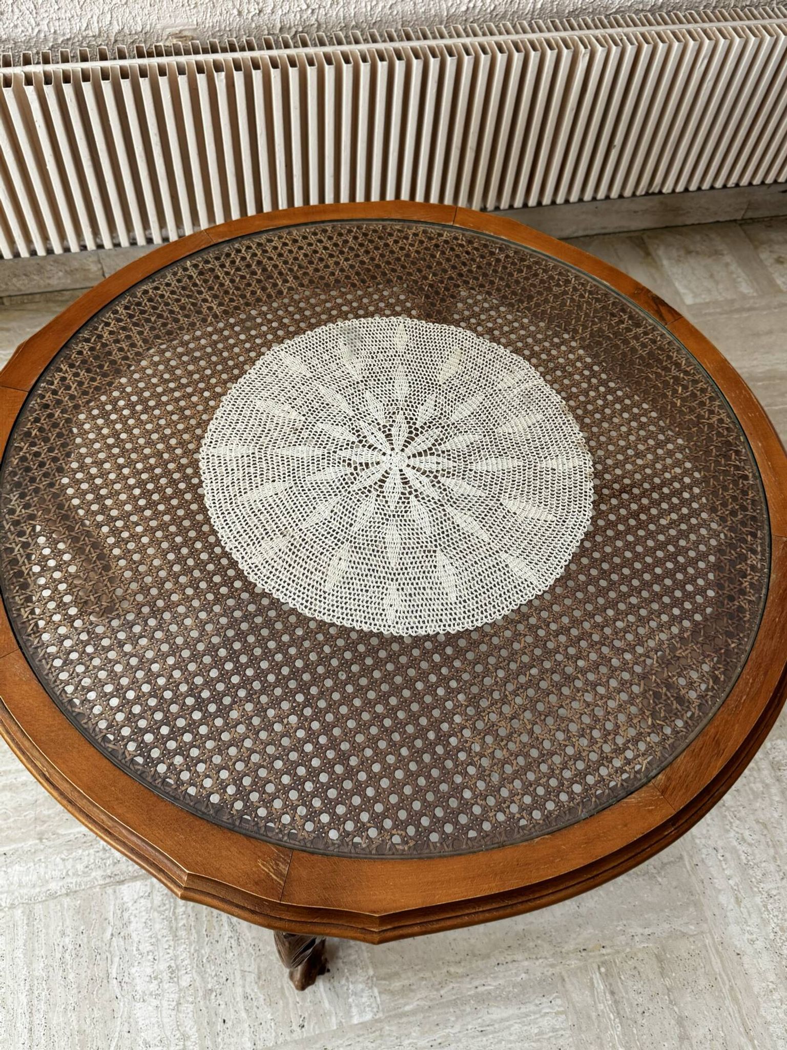 Solid cherry coffee table