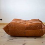 Togo Set of 2 Two-Seater Sofas, 2 Armchairs and an Ottoman in Dubai Pine Leather