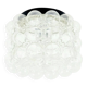 Transparent Bubble Glass Ceiling Light by Helena Tynell for Limburg, 1960s