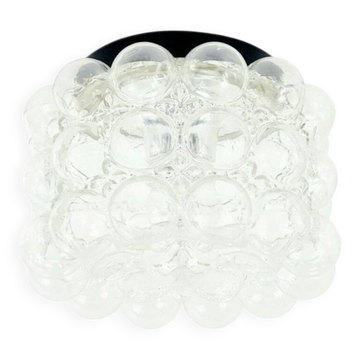 Transparent Bubble Glass Ceiling Light by Helena Tynell for Limburg, 1960s