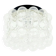 Transparent Bubble Glass Ceiling Light by Helena Tynell for Limburg, 1960s
