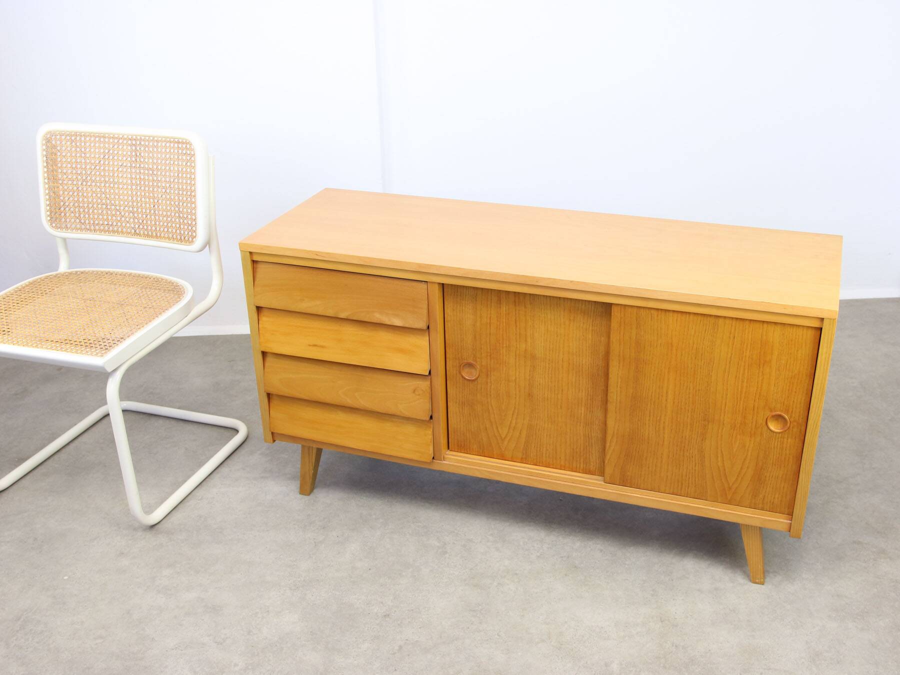 Mid-Century Italian Wooden Sideboard, 1950s
