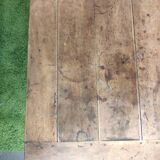 Light wood eating farm table