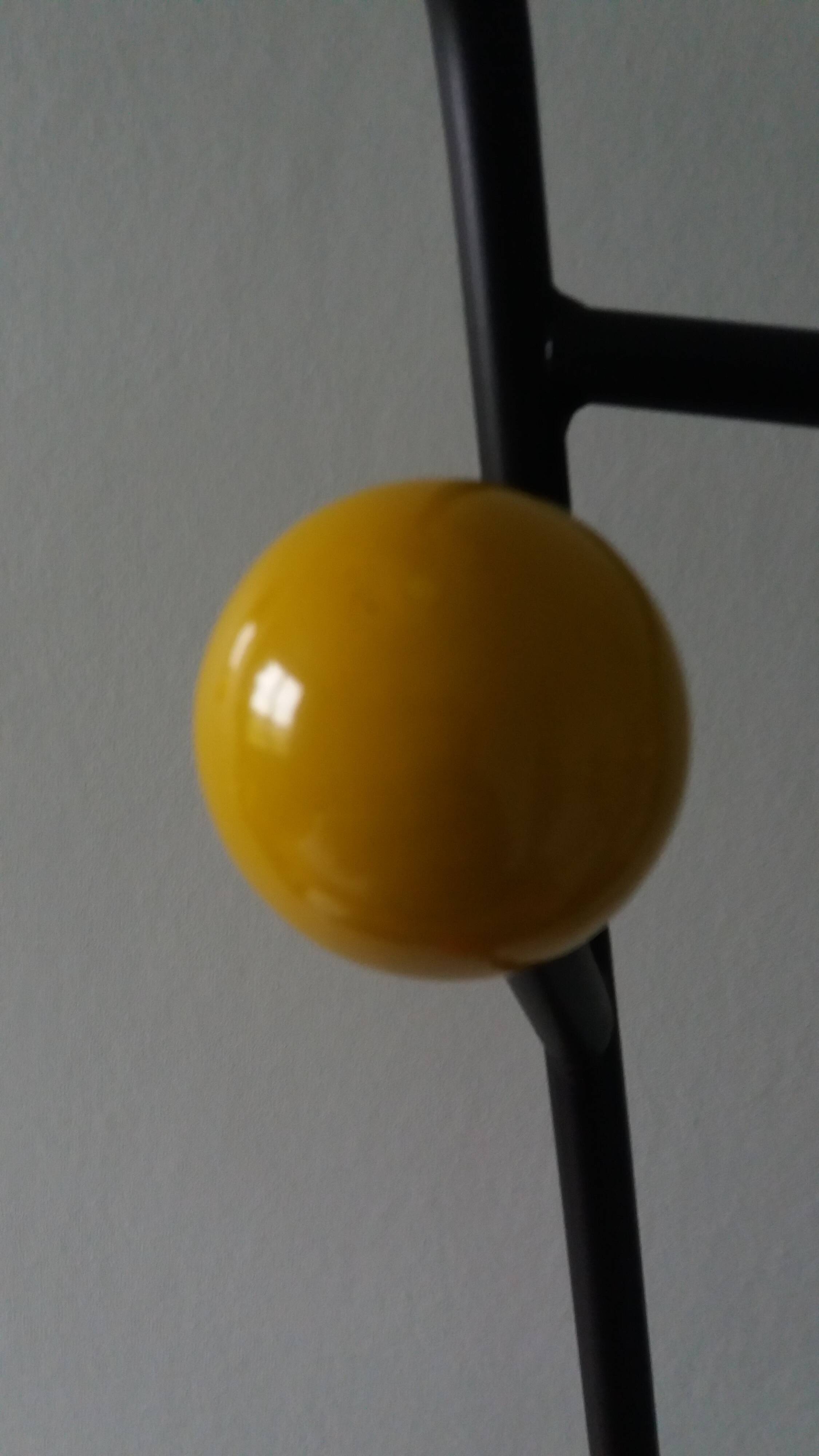 Vestiaire porte manteau boules de billard et miroir style Roger Feraud